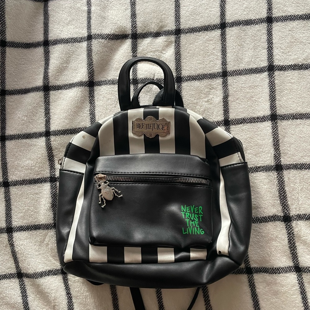 Beetlejuice mini backpack